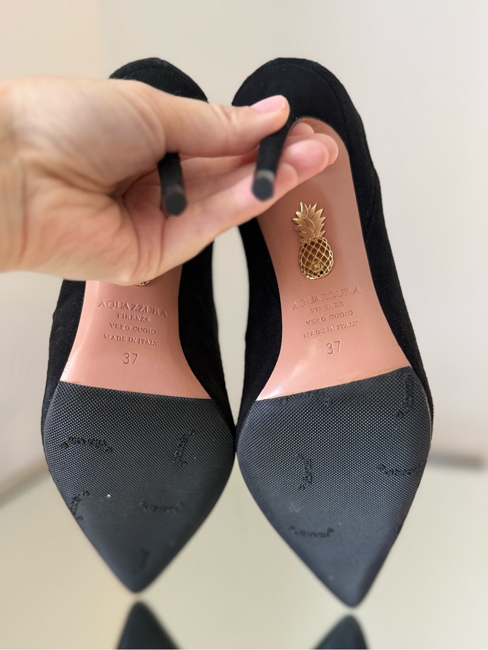 New AQUAZZURA Fenix 105 cutout pumps $825 37 - Picture 8 of 10